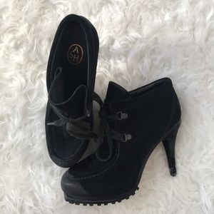Ash Suede Lace Up Botties